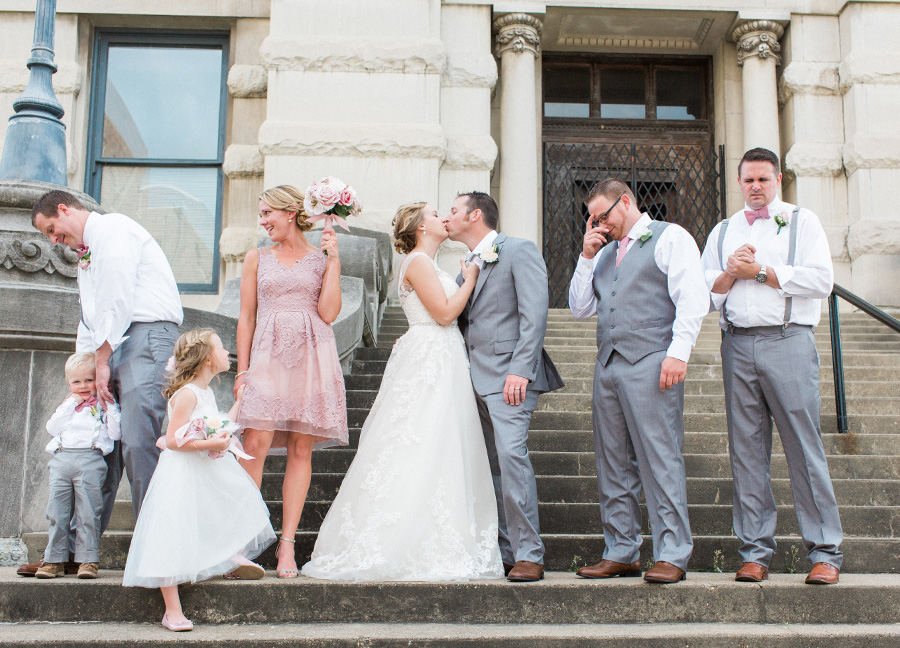 Old Vanderburgh County Courthouse Wedding |Sharin Shank Photography