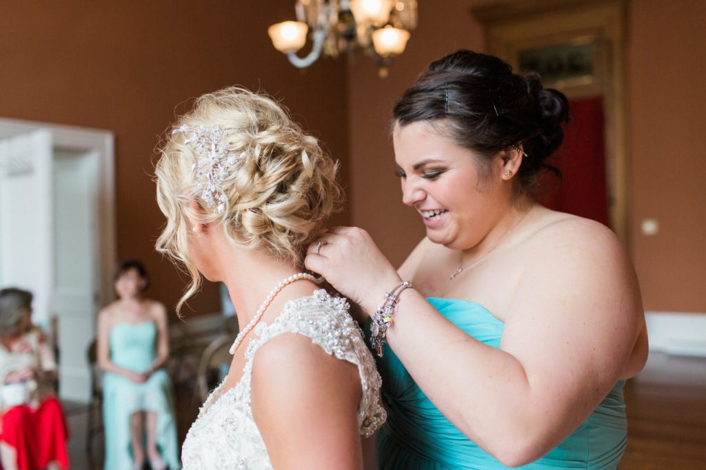 Bride with Maid Of Honor