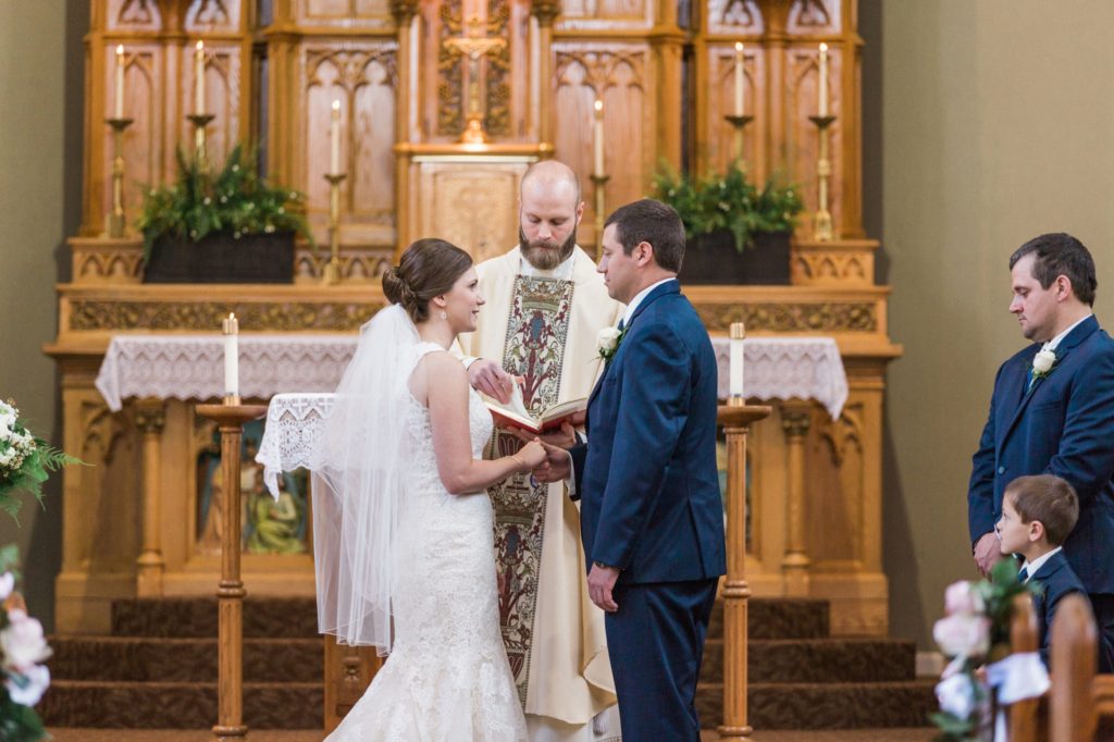 Vows at Sacred Heart Church Ferdinand